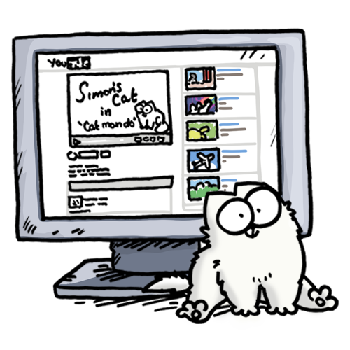 Simons cat menu history colour