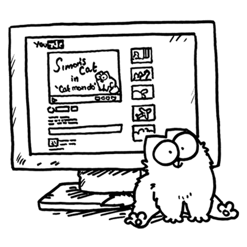 Simons cat menu history