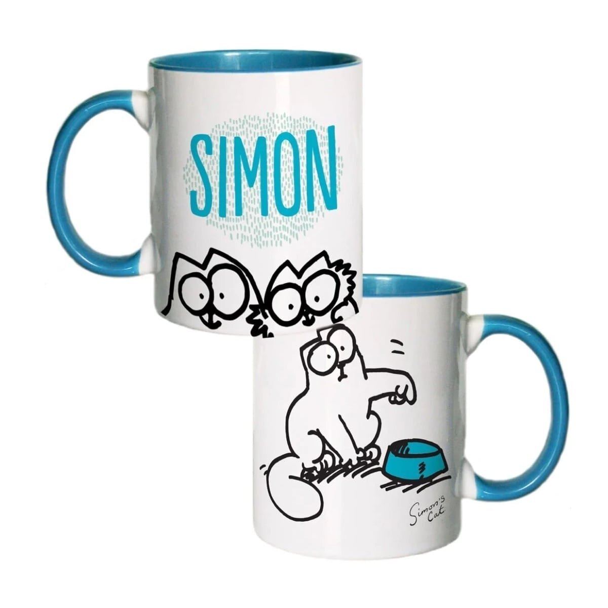 Simons cat personalised feed me mug 1